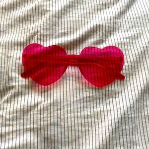 pink heart sunglasses